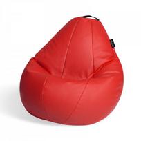 Sėdmaišis Qubo™ Comfort 90, dirbtinė oda, raudonas