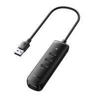 Ugreen 4-in-1 USB šakotuvas - 4x USB A tipo 3.0 PD DC 12V 0.25m juodas (CM416 10915) juodas