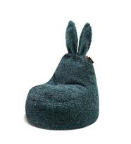 Vaikiškas sėdmaišis Qubo™ Baby Rabbit Crocus Fluffy Fit, žalias