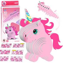 3D kartoninė dėlionė – vienaragis