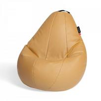 Sėdmaišis Qubo™ Comfort 120, dirbtinė oda, šviesiai oranžinis