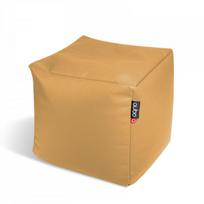 Pufas Qubo™ Cube, dirbtinė oda, šviesiai oranžinis