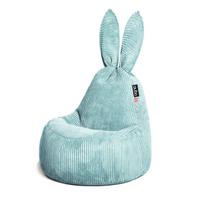Vaikiškas sėdmaišis Qubo™ Baby Rabbit Electric Feel Fit, šviesiai mėlynas
