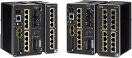 CISCO Catalyst IE3300 Managed L2 Gigabit Ethernet (10/100/1000) Switch, Black