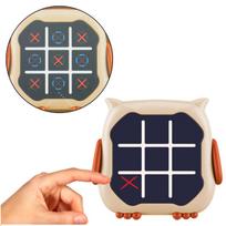 Elektroninis atminties žaidimas „Tic Tac Toe“ pelėda, smėlio spalvos