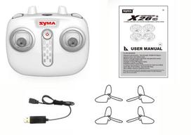 Dronas X26 SYMA RC su nuotoliniu valdymu, juodas