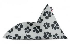 Vaikiškas sėdmaišis Qubo™ Tryangle Fit, baltas/juodas