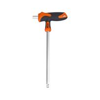 Šešiakampis raktas HEX 10 mm su rutuline galvute ir T formos rankena Bradas, 1 vnt., long