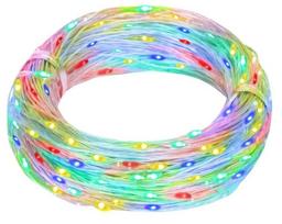 Lempučių girlianda SMART 100 LED RGB USB su pultu, 10+0.6m
