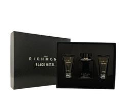 John Richmond Black Metal dovanų rinkinys EDP 100 ml + kūno losjonas + dušo gelis vyrams