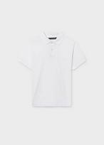 MAYORAL polo marškinėliai trumpomis rankovėmis, white, 890-72, 157  cm