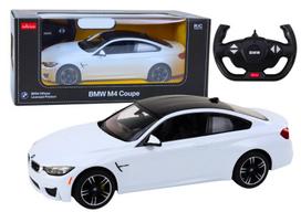 Automobilis BMW M4 Copue 1:14 su nuotolinio valdymo pultu, baltas