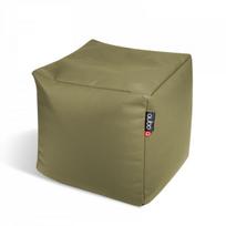 Pufas Qubo™ Cube, dirbtinė oda, žalias