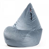 Sėdmaišis Qubo™ Wave Drop, gobelenas, šviesiai mėlynas