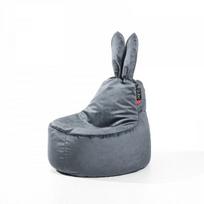 Vaikiškas sėdmaišis Qubo™ Baby Rabbit Quartz Fresh Fit, pilkas