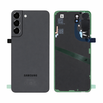 Samsung Galaxy S22 (S901) galinis dangtelis su kameros stikliuku (Phantom Black) (Pulled / Grade C)