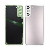 Samsung Galaxy S21 Ultra 5G (G998) galinis dangtelis su kameros stikliuku (Silver) (Pulled / Grade C)