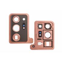 Samsung Galaxy Note 20 Ultra (SM-N986) kameros stikliukas su rėmeliu (Bronze) (Pulled / Grade A)