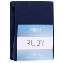 Paklodė su guma 80-90x200 indigo spalvos