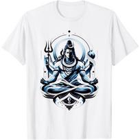 Hinduism Deity Shiva Spirituality T-Shirt S balta