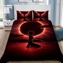 Anime Berserk Duvet Cover Pillowcase Bedding Set Adult Boy Girl Bedroom Decoration Children Gift Single Double Large Size EU Single(135*200cm)3pcs
