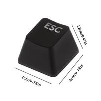 Pakaitiniai klavišų gaubteliai G512 G513 su Romer-G jungikliu Ctrl Esc klavišo gaubtelis Mechaninės klaviatūros klavišų gaubteliai A black