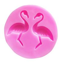 Flamingo formos silikoninė forma DIY šokolado dekoravimui, cukrinėms figūrėlėms, torto forma Flamingo#1
