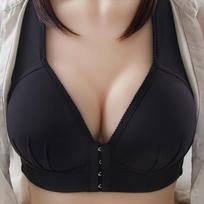 Didelio dydžio Sexy Push Up liemenėlė priekyje, vienspalvė liemenėlė belaidė apyrankė, besiūlė liemenėlė moterims 36/80 raudona