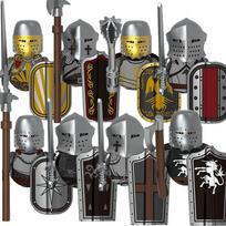 Vaikų žaislai Viduramžių karinės figūrėlės Imperatoriškoji draudžiamoji armija Riterių legiono Senovės kareivių kostiumai Statybiniai kaladėlių modeliai Dovanos