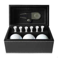 Prabangus golfo kamuoliukų rinkinys vyrams - Komplektuojamas su tee ir žymekliu Argent Divot Tool