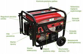 Elektros generatorius Vakariten SL6500EDX 5500 W