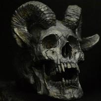 Vintage Steampunk Satan Devil Skull Ring For Men Gothic Punk Stainless Steel Ring Hiphop Motorcycle Rock Biker  Wholesale 14 juoda