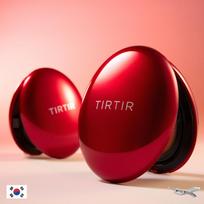 TIRTIR Mask Fit Red Cushion 18g SPF40 PA++ [45 atspalviai] - 72 val. ilgai išliekantis, didelės maskuojamosios galios, virusinis K-Beauty pagrindas 13N Fair Ivory