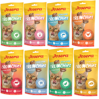 JOSERA Crunchies – įvairių skonių mišinys (kačių skanėstai) 8x60g