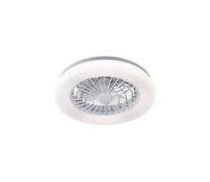 Reguliuojamas LED lubinis šviestuvas su ventiliatoriumi VENTELUX LED/24W/230V sidabrinis + su nuotoliniu pultu