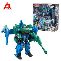 Quantum Heroes Dinoster 2-IN-1 Stego Blast Wing Transformuojamas iš automobilio į robotą Veiksmo figūrėlė Anime Deformuojamas Vaikų žaislai Dovana