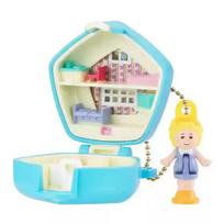Bandai Originalus Polly Pocket Raktų pakabukas Mini Lobių Dėžutės Pakabukas Mielas 90-ųjų Retro Žaislas Kolekcionuojamas Kawaii Dovana Ornamentai Suaugusiems