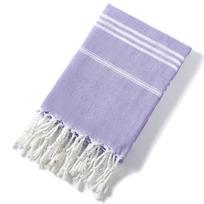 Turkiškas Dryžuotas Didelis Paplūdimio & Vonios Rankšluostis su Kutais – Absorbentas Poliesterio Medvilnės Audinys 90x180CM/330g rožinė raudona spalva
