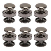 50 rinkinių magnetinių spaudžių 14x4mm didelio kietumo lydinio magnetiniai sagčių užsegimai punk drabužių ir batų dekoravimui