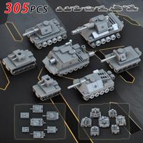 Antrojo pasaulinio karo karinis ginklas Tanko konstravimo kaladėlių rinkinys SWAT Armija Miesto policija T34 KV44 Modelis Statybiniai žaislai Plyta Vaikams Helovino dovana