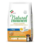 Natural Trainer Sensitive M/M sausas maistas šunims su kiaušiniais, 12 kg