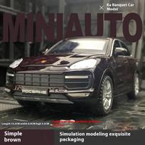 1:32 Porsche Cayenne Turbo Alloy Car Diecast Model Sound Light Miniature Car Model Decorative Trendy Ornaments For Friend Gift ruda
