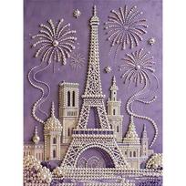 DIY Tower Pearl Diamond Art Kits Without Frame 30x40cm Gem Art Diamond Painting Kits for Adults/Beginners Gift Idea Home Wall Decor 30x40cm