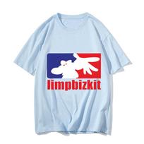 Limp Bizkit marškinėliai vyrams moterims apvalia apykakle medvilniniai marškinėliai trumpomis rankovėmis drabužiai klasikiniai gatvės stiliaus unisex marškinėliai XS mėlyna