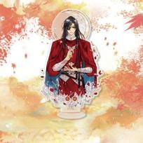 Anime Dangaus pareigūno palaima Akrilinis stovas Tian Guan Ci Fu Xie Lian Hua Cheng PVC Staliniam stovui Žaislas 15cm hua cheng