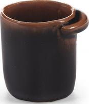 Serax Espresso puodeliai Out of Lines, 70 ml, rudi-juodi, 2 vnt.