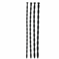 Ouch! Silicone Dilator Set Flexible Medical-Grade 5 Sizes Black