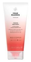 FOUR REASONS Color Mask Toning Treatment Tonizuojanti priemonė dažytiems, intensyvaus vario/raudono atspalvio plaukams Red Copper 200 ml