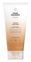 FOUR REASONS Color Mask Toning Treatment Tonizuojanti priemonė dažytiems šviesiems / šviesiai rudiems plaukams Caramel 200 ml