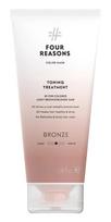FOUR REASONS Color Mask Toning Treatment Tonizuojanti priemonė dažytiems šviesiems / šviesiai rudiems plaukams Bronze 200 ml